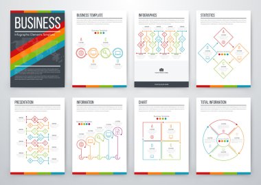 Modern Infographic vektör kavramı
