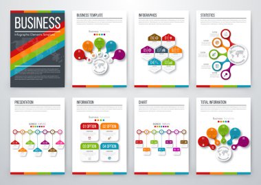 Modern Infographic vektör kavramı