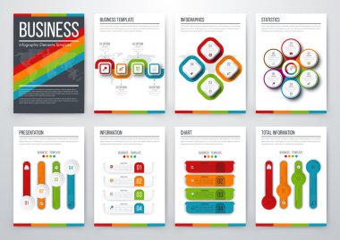Modern Infographic vektör kavramı