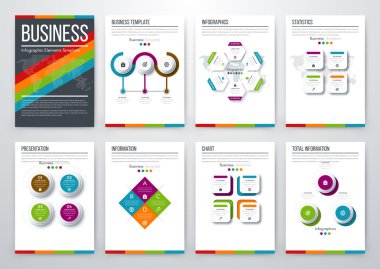 Modern Infographic vektör kavramı