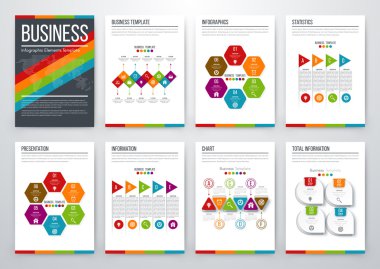 Modern Infographic vektör kavramı