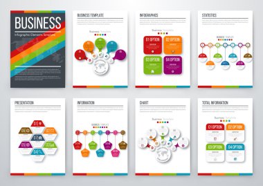 Modern Infographic vektör kavramı