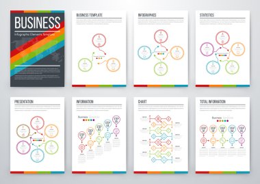 Modern Infographic vektör kavramı