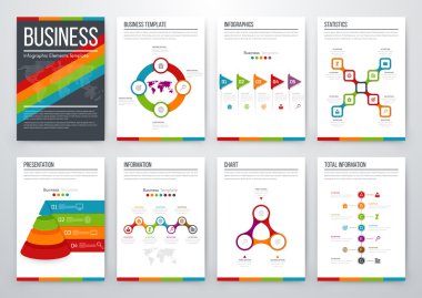 Modern Infographic vektör kavramı