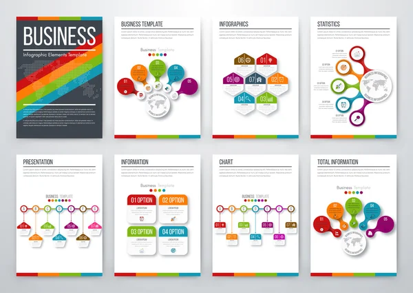 Modern Infographic vektör kavramı