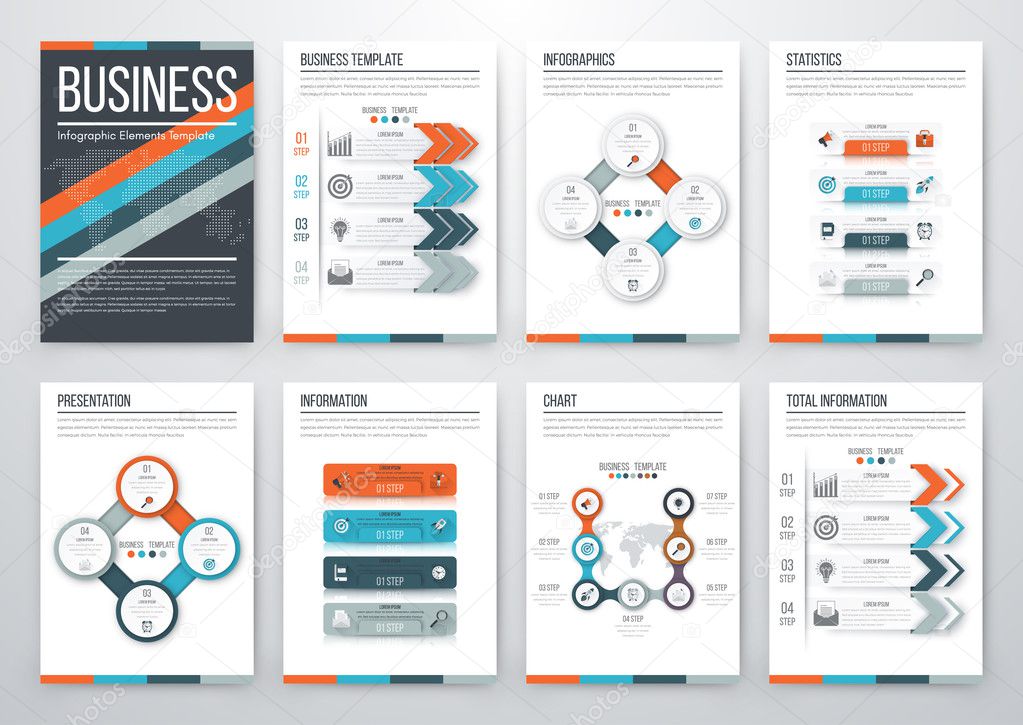 Modern infographic vector concept