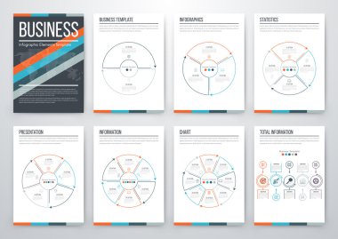 Modern Infographic vektör kavramı