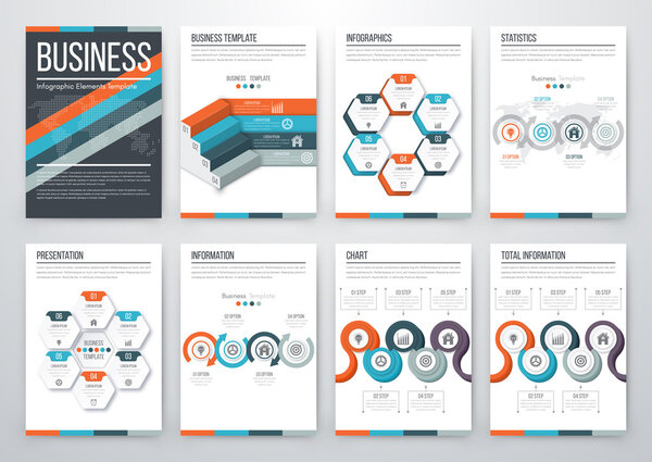 Modern infographic vector concept