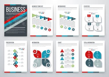 Modern Infographic vektör kavramı