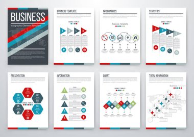 Modern Infographic vektör kavramı