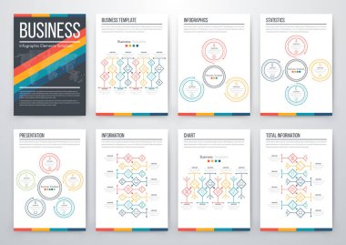 Modern Infographic vektör kavramı