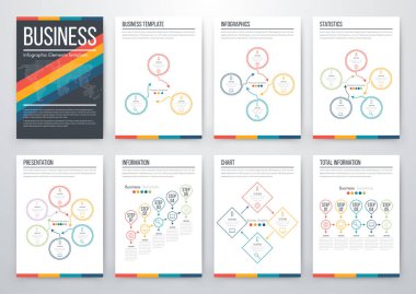 Modern Infographic vektör kavramı