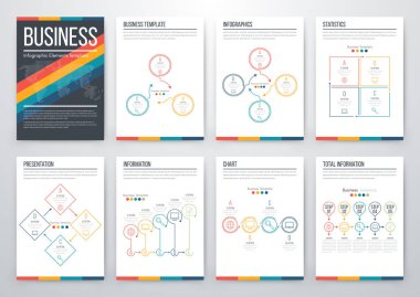 Modern Infographic vektör kavramı