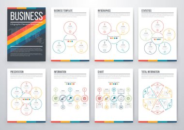 Modern Infographic vektör kavramı