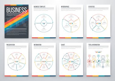 Modern Infographic vektör kavramı