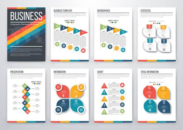 Modern infographic vector concept