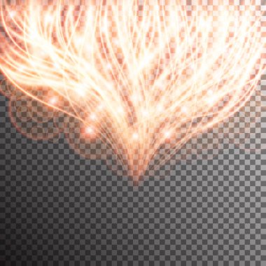 Özel ışık parlama efekti