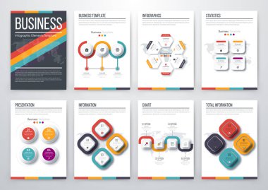 Modern Infographic vektör kavramı