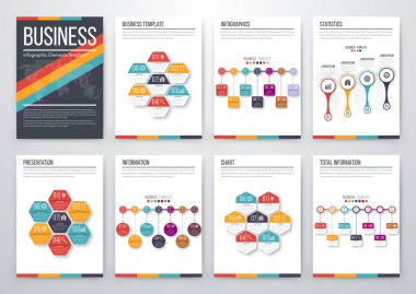 Modern Infographic vektör kavramı