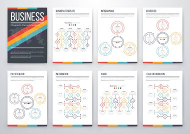 Modern Infographic vektör kavramı