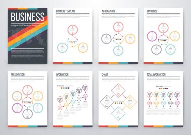 Modern Infographic vektör kavramı