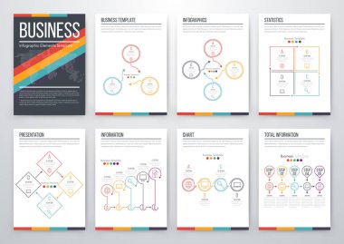 Modern Infographic vektör kavramı