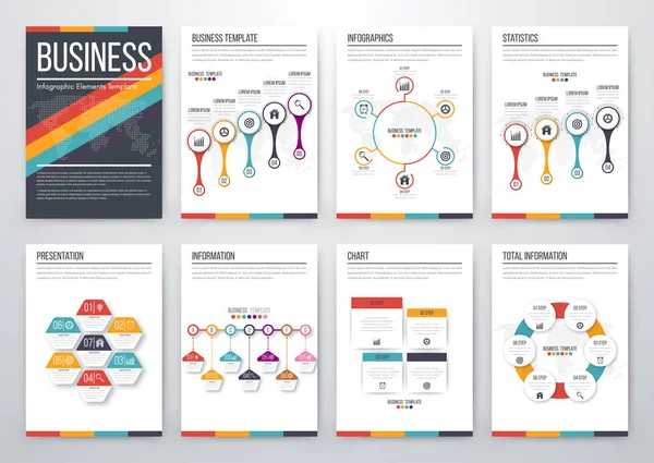 Moderne infographic vector concept — Stockvector