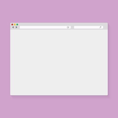 Tarayıcı penceresi vektör çizim