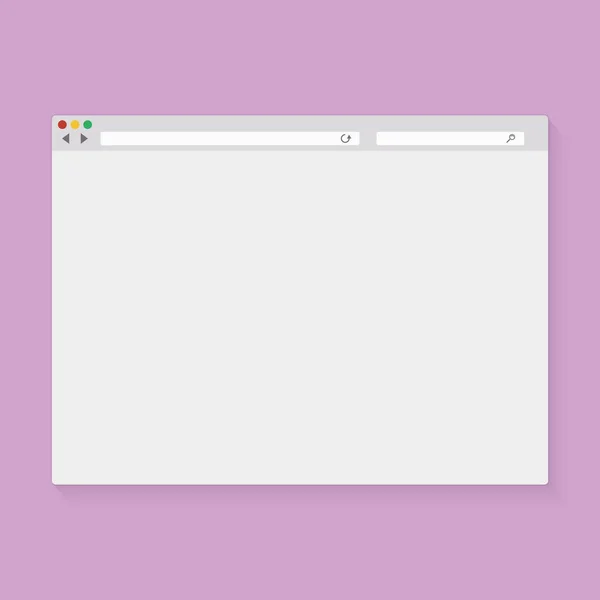 ブラウザー ウィンドウのベクトル イラスト — ストックベクタ