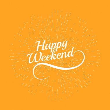 Merhaba hafta sonu. Poster