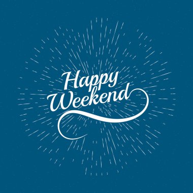 Merhaba hafta sonu. Poster