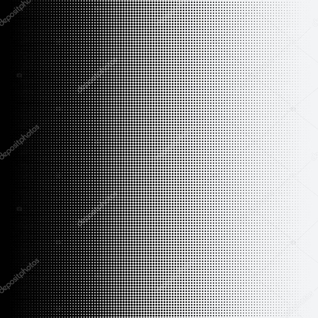 Halftone dots on white background