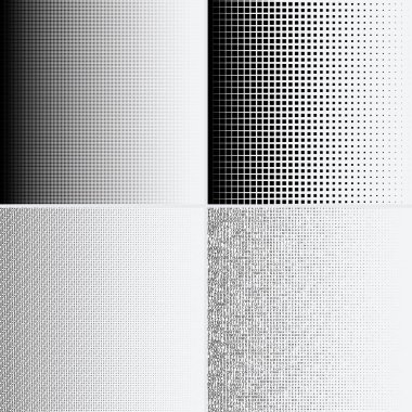 Beyaz arkaplanda yarım ton noktalar