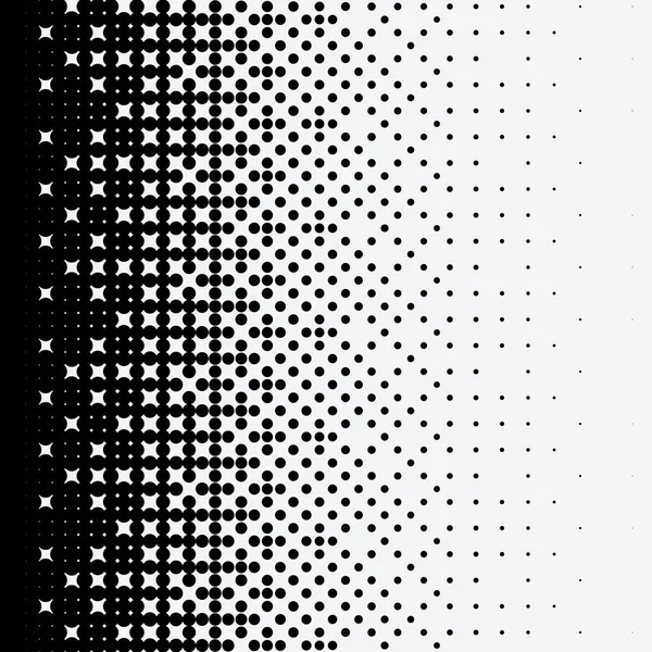 Halftone dots on white background — Stock Vector