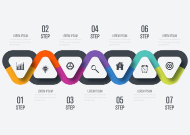 Infographics Şablon 7 seçenekleri