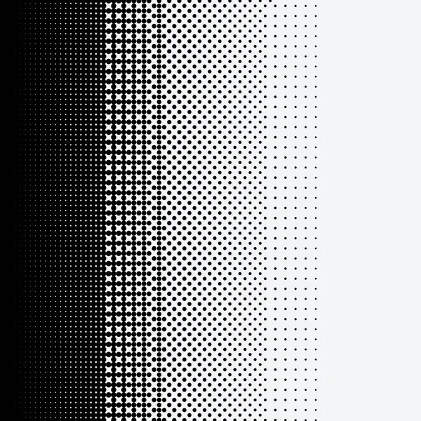 Puntos de medio tono sobre fondo blanco — Archivo Imágenes Vectoriales