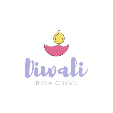 Mutlu Diwali metin tasarım