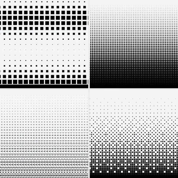 Points demi-tons sur fond blanc — Image vectorielle