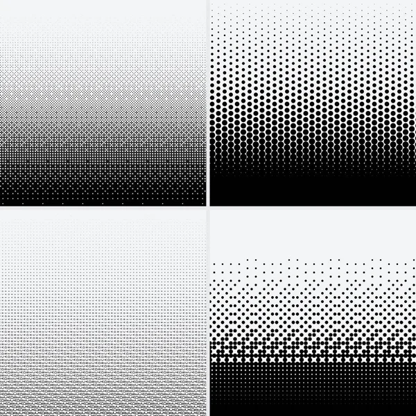 Halftone dots on white background — Stock Vector