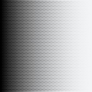 Beyaz arkaplanda yarım ton noktalar