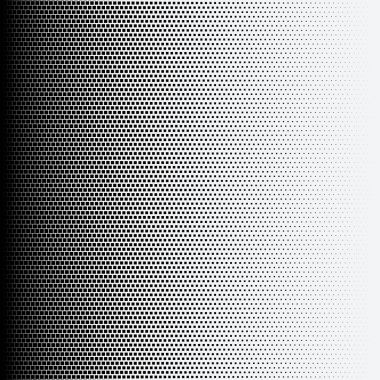 Beyaz arkaplanda yarım ton noktalar