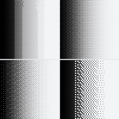 Beyaz arkaplanda yarım ton noktalar