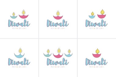 Mutlu Diwali metin tasarım