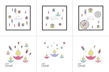 Mutlu Diwali metin tasarım