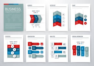 Renk öğelerini infographics için