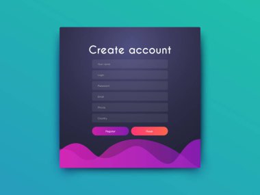 Ekranlar ve web kavramı vektör çizimi