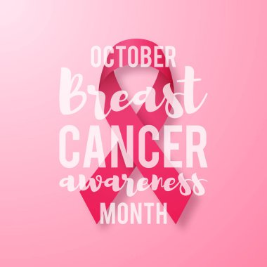 Meme Kanseri Bilinçlendirme şerit arka plan