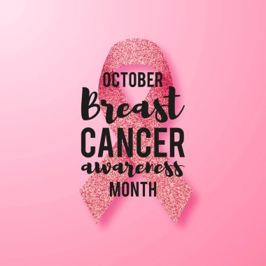 Meme Kanseri Bilinçlendirme şerit arka plan