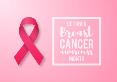 Meme Kanseri Bilinçlendirme şerit arka plan