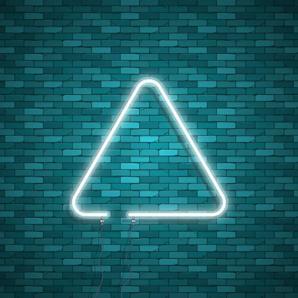 Bordure triangulaire avec effets de lumière — Image vectorielle